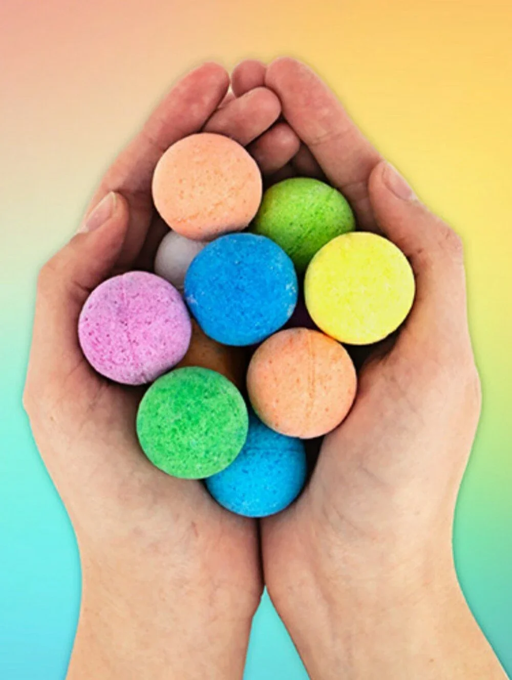Rainbow Bath Bombs- Tropical Rainbow Scent